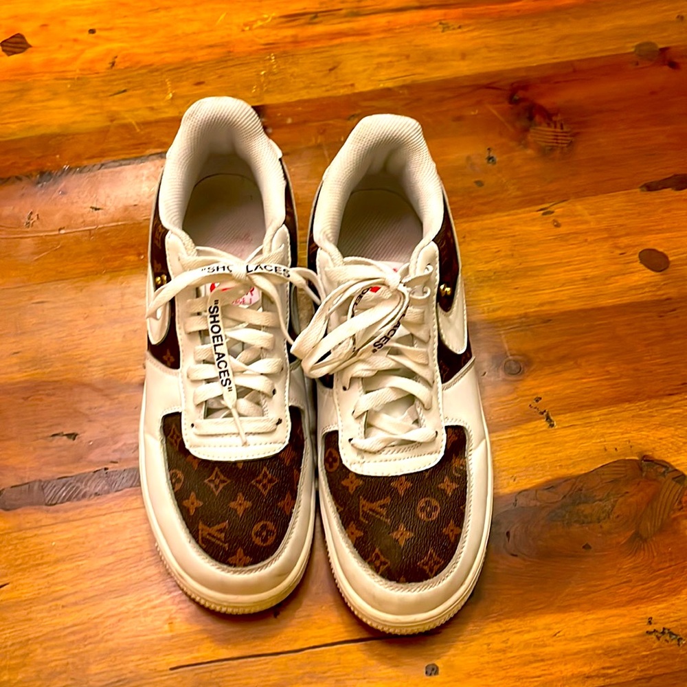 Custom Louis Vuitton X Nike air forces